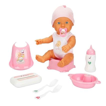 3823 Bebelou Bakım Zamanı Sesli Gülen Ağlayan Bebek 32 Cm -Sunman