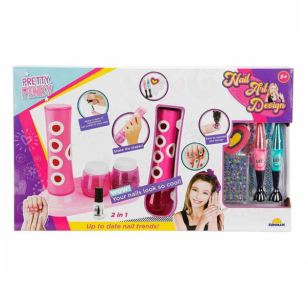 3847 Pretty Pinky 2İn1 Tırnak Tasarım Seti -Sunman