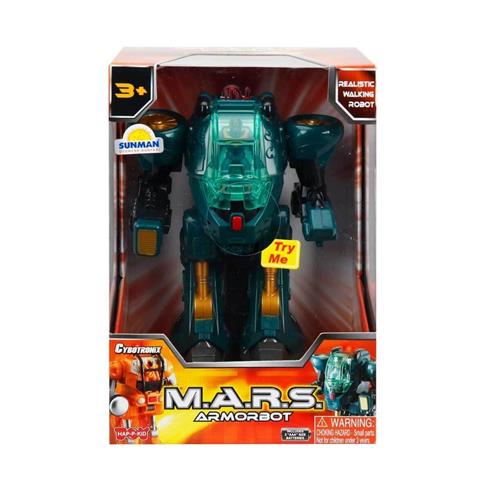M.A.R.S Sesli Ve Işıklı Zırhlı Robot