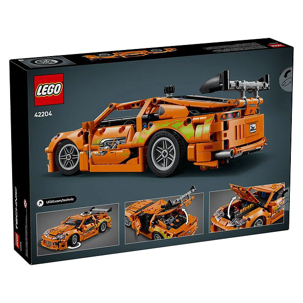 42204 Lego Technic Fast And Furious Toyota Supra MK4 810 Parça +9 Yaş