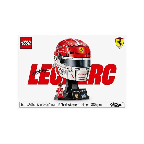 43014 Lego Editions Scuderia Ferrari HP Charles Leclerc Kaskı 886 Parça +14 Yaş