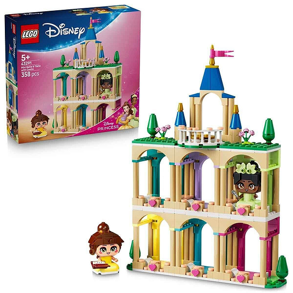 43291 Lego Disney Princess Disney Şatosu İle Mini Belle Ve Mini Tiana 358 Prç +5
