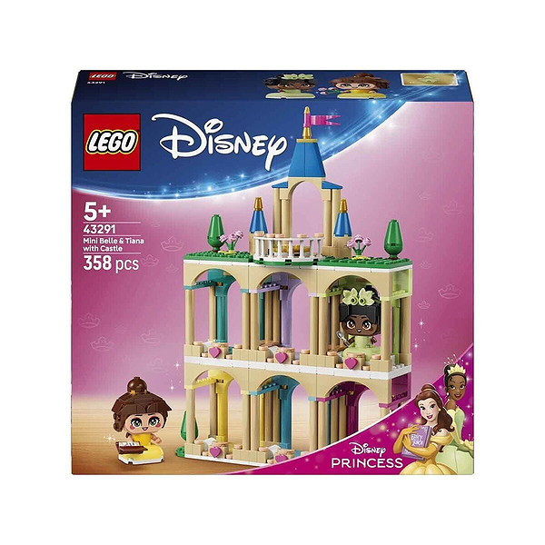 43291 Lego Disney Princess Disney Şatosu İle Mini Belle Ve Mini Tiana 358 Prç +5