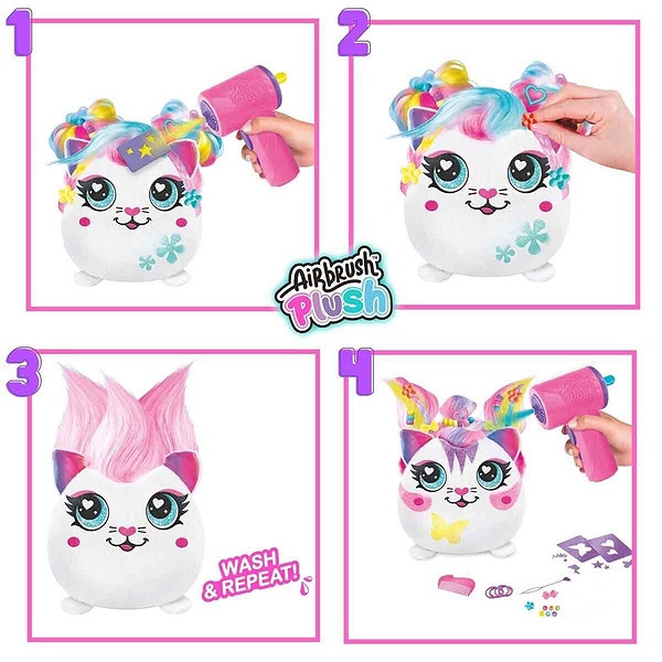 45541 Sun-Cnl-Hobi Set Aırbrush Plush Haır Iffıc Squıshy BO 2A