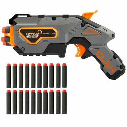 4576 Zapp Toys 20 Mermili Sünger Dart Atan Silah 28 Cm