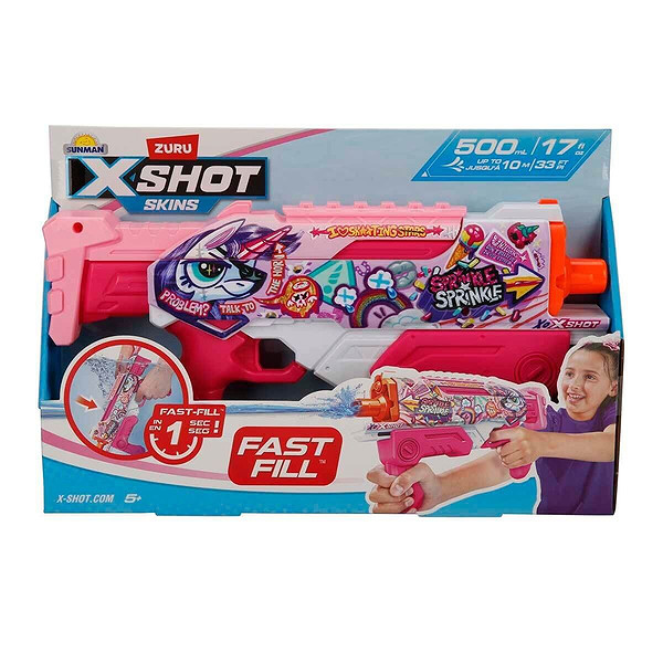 4583 X-Shot Skins Hyperload Fast Fill Su Tabancası 34 Cm