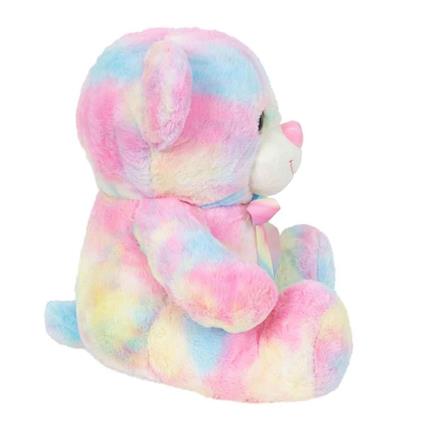 4771 Gökkuşağı Renkli Peluş Ayı 45 Cm -Sunman