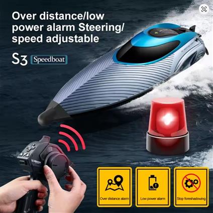 Gepettoys 4D-S3 Kumandalı Yarış Botu 40 Km/H Hız RC Tekne