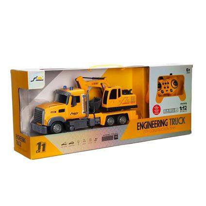 5093 Sun-Rst-RC İŞ Makinesi 1 12 İnşaat FF Ses Işık 3 7V  Usb 2 4 Ghz