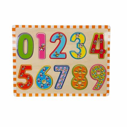 5215 -Wooden Puzzle Numbers 10 Parça