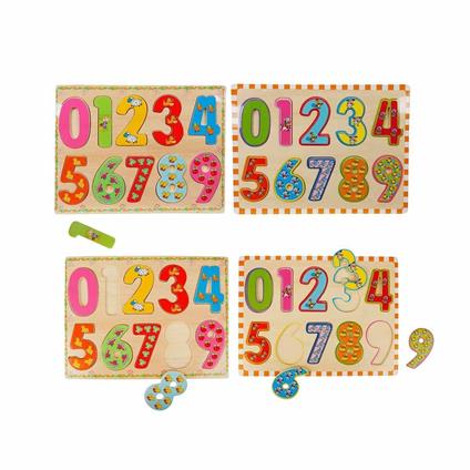 5215 -Wooden Puzzle Numbers 10 Parça
