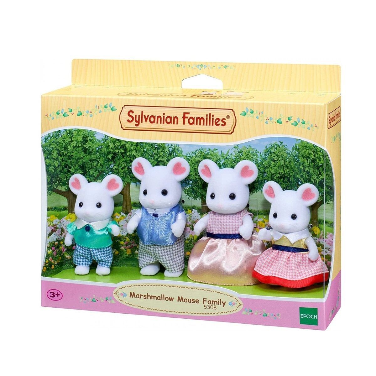 5308 Sylvanian Families, Marshmallow Fare Ailesi , +3 Yaş