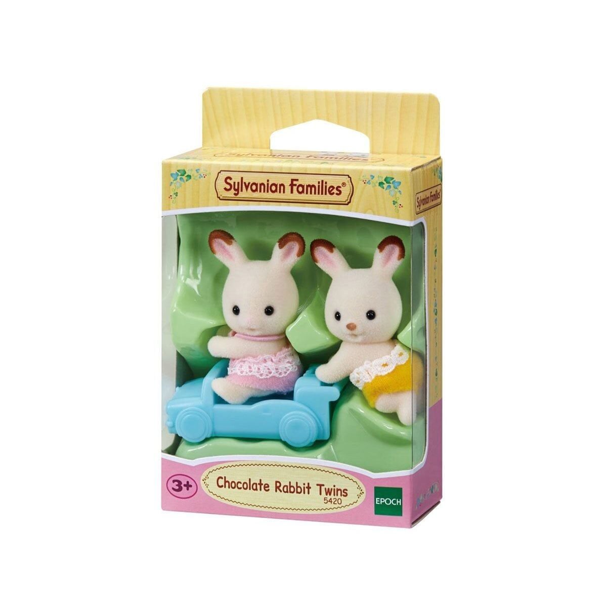 5420 Sylvanian Families Çikolata Kulaklı Tavşan İkiz Bebekleri +3 Yaş