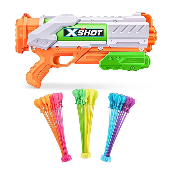 56568 Sun-Zur-X-Shot Water Balon Atan  SU Tabancası Bunch O Balloons-X-Shot