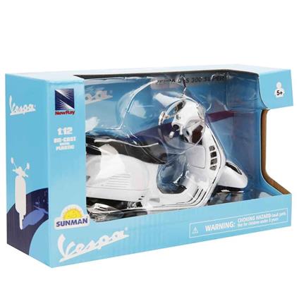 57243 Sun- Vespa  Gts 300 Super Beyaz Motor 1:12