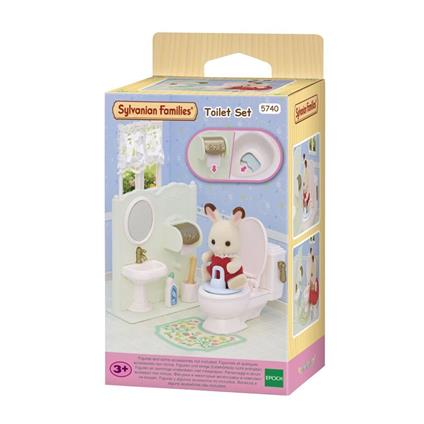 5740 Sylvanian Families Tuvalet Seti (Figürler Dahil Değildir) +3 Yaş