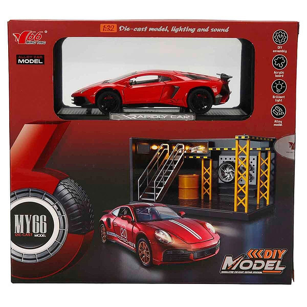 5843 Sun-Myg-Araba 1 32 Lamborghını LP750-SV PB Ses Işık 2R