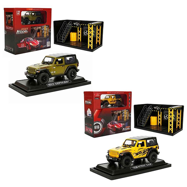 5849 Sun-Myg-Araba 1 32 Jeep Wrangler Rubıcon Ses Işık 2A