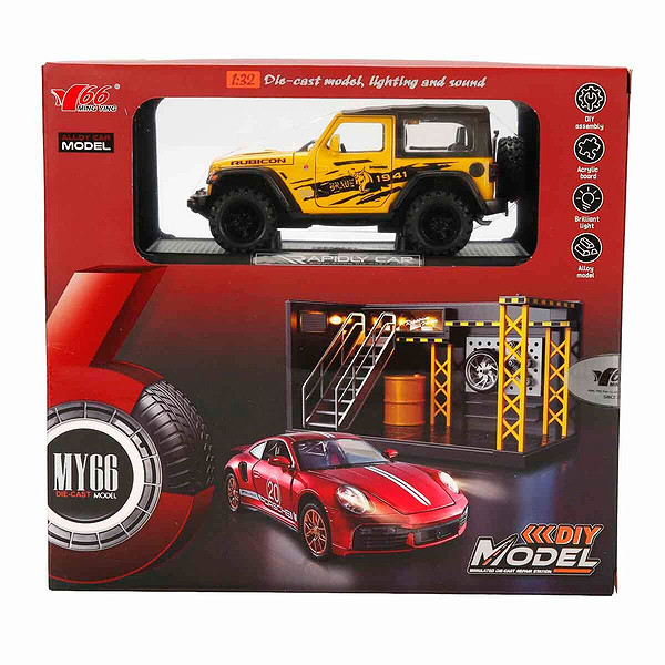 5849 Sun-Myg-Araba 1 32 Jeep Wrangler Rubıcon Ses Işık 2A