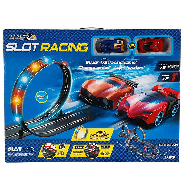 5971 Sun-Yfn-Yarış Set 1 43 Slot Racıng Işıklı +2Arb