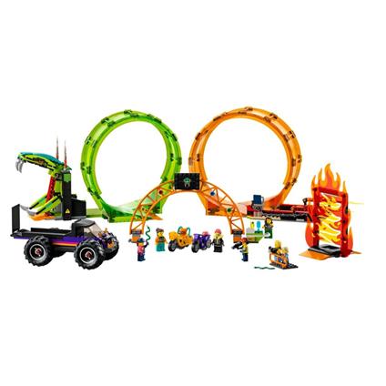 60339 Lego City - Çift Çemberli Gösteri Arenası 598 Parça +7 Yaş