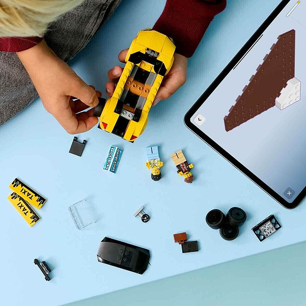 60487 Lego City Sarı Taksi 122 Parça +5 Yaş