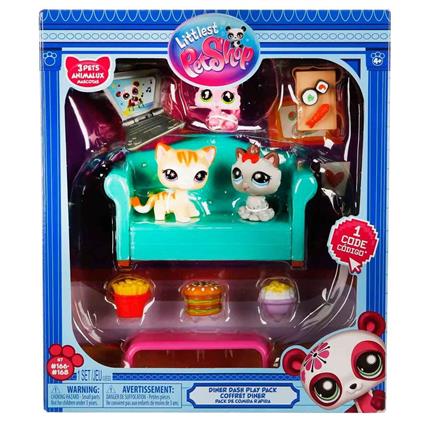6360 Sun-Littlest Pet Shop Minişler Lokanta Oyun Seti