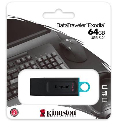 64 GB Kıngston Exodıa Usb Bellek 3.2 DT Dtx/64GB
