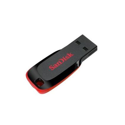 Sandisk Cruzer Blade Sdcz50-064G-B35 Şifreli Usb 2.0 Type A 64 GB Flash Bellek Kırmızı