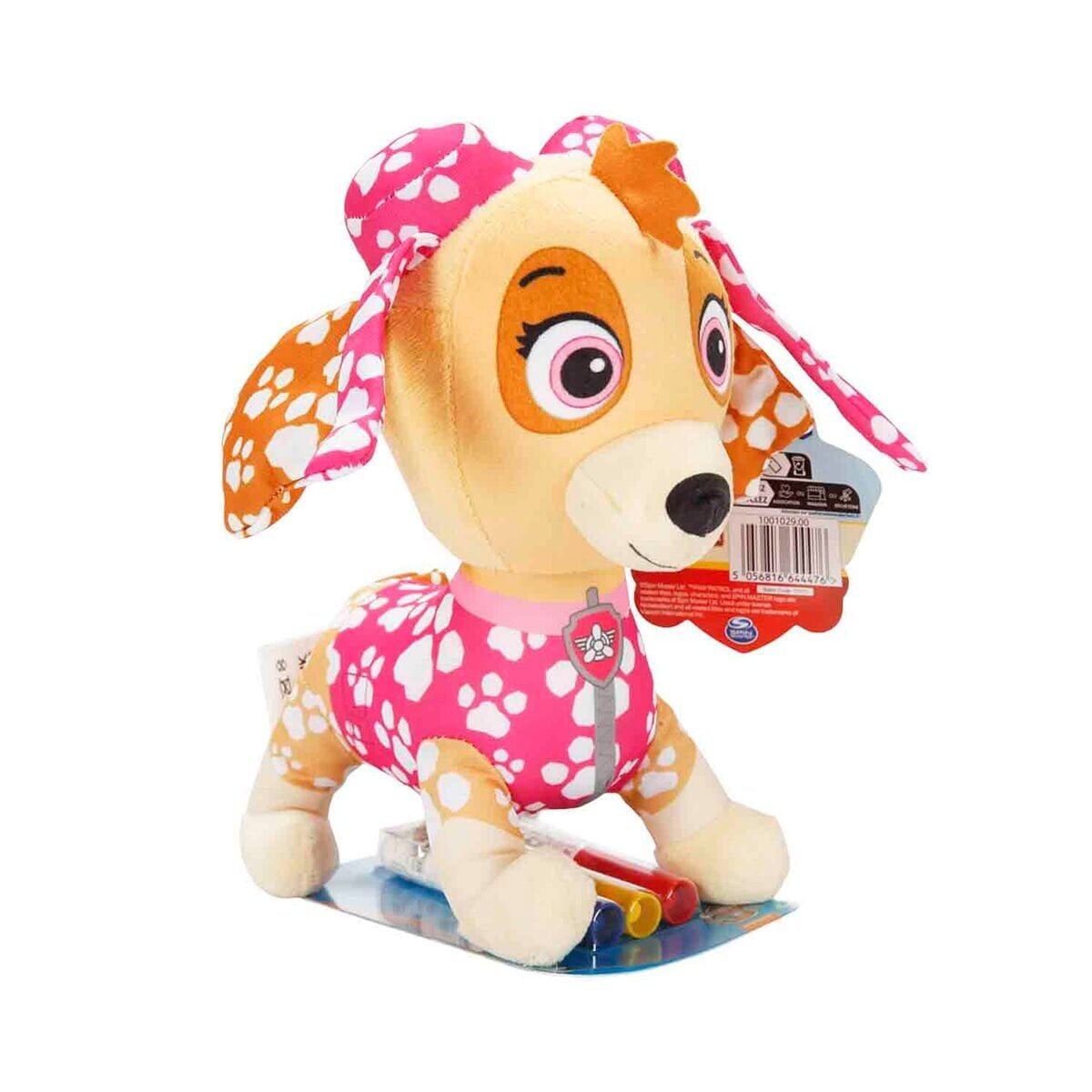 64446 Sun-Htı-Sbr-Figür Peluş Paw Patrol Doodle Pups Boyama Kalemli Paw 3A
