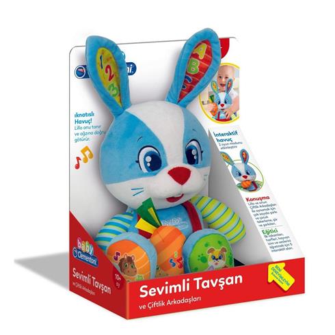 64544 Baby Clementoni Sevimli Tavşan +10 Ay