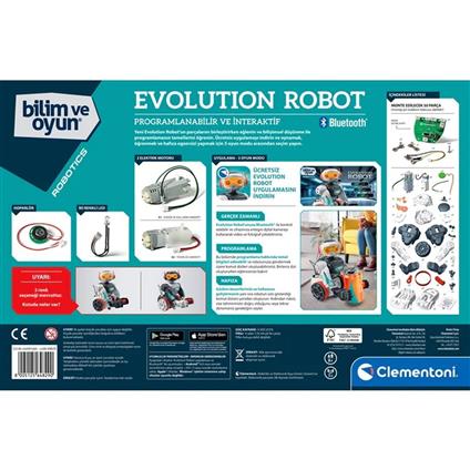 Clementoni Evolution Robot Robotik Laboratuvarı Bilim Seti +8 Yaş 64829