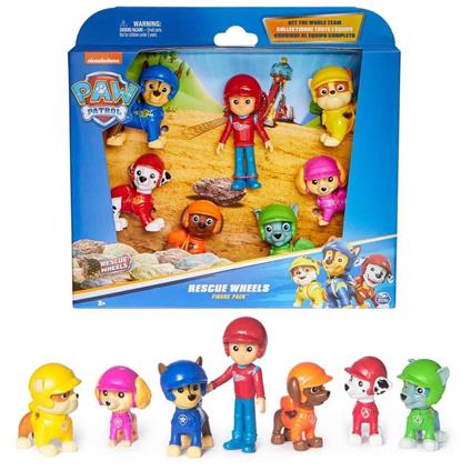 70443 Sun-Spm-Figür Set Paw Patrol Rescue Wheels Temalı 7Lİ