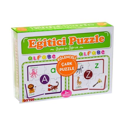 7197 Çark Puzzle Alfabe