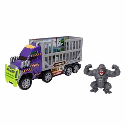 74641  Sesli Ve Işıklı Motorize Araba Goril Kurtarıcısı -Sunman
