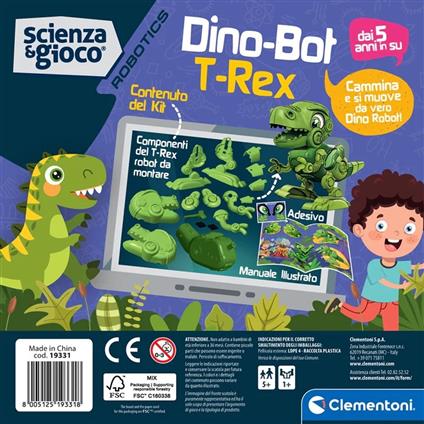 75073 Robotik Laboratuvarı - Dinobot T-Rex +5 Yaş