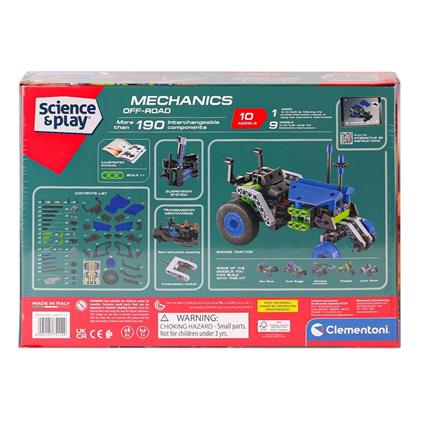 Clementoni Mekanik Laboratuvarı Arazi Aracı 75112 Eğitici Oyun Seti