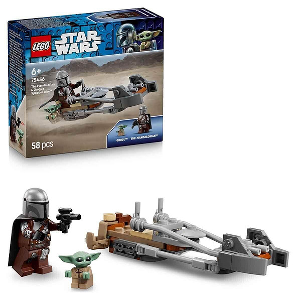75436 Lego Star Wars Mandalorian Ve Grogunun Hız Motoru 58 Parça +6 Yaş