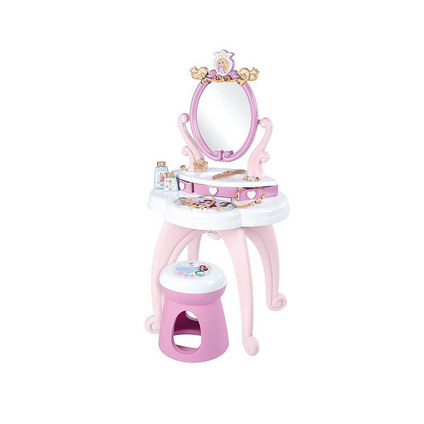 7600320250 Smoby Disney Prensesleri 2Si1 Arada Güzellik Masası Oyun Seti
