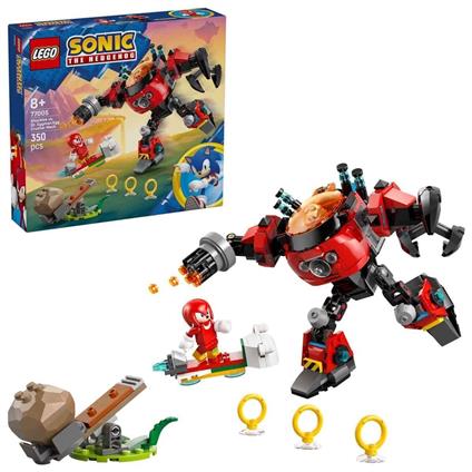77005 Lego Sonic -Knuckles Dr. Eggmanın Robotuna Karşı 350 Parça +8 Yaş