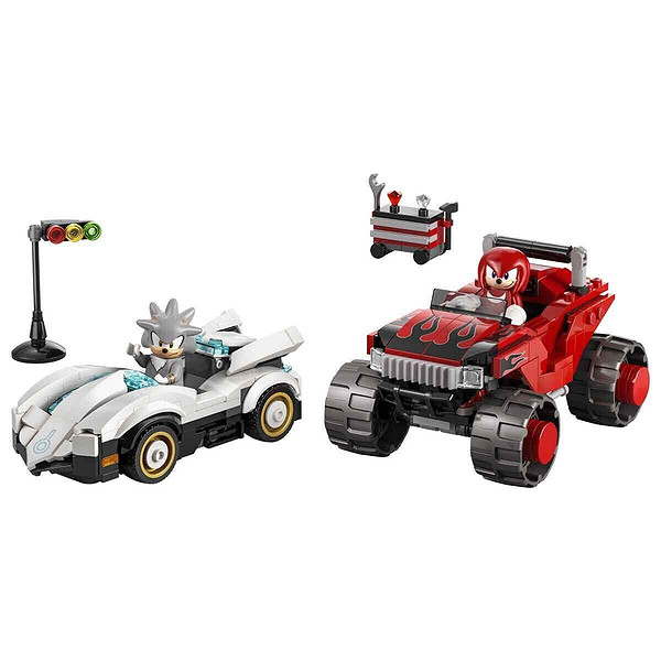 77118 Lego Sonic Silverın Arabası, Knucklesın Canavar Kamyonuna Karşı 378 Parça