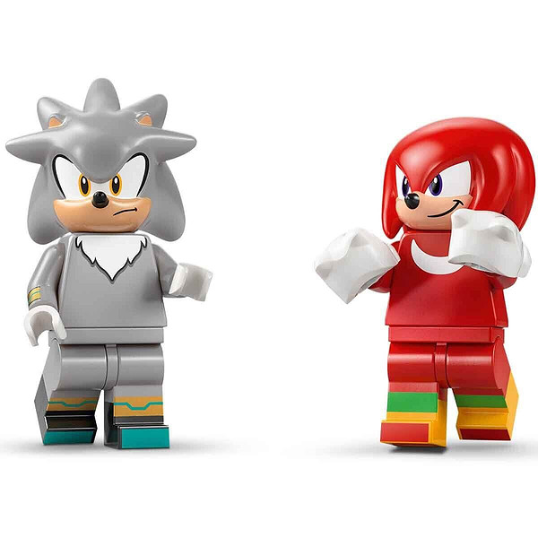 77118 Lego Sonic Silverın Arabası, Knucklesın Canavar Kamyonuna Karşı 378 Parça