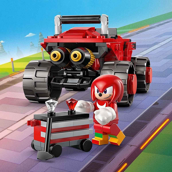 77118 Lego Sonic Silverın Arabası, Knucklesın Canavar Kamyonuna Karşı 378 Parça