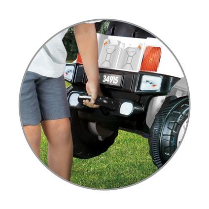 Dolu Sahara 12 V Üstü Açık Tek Kişilik Akülü Jip Beyaz