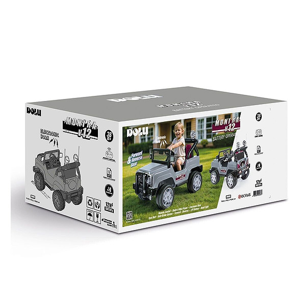 8090 Oyuncak Montra 12V Gri