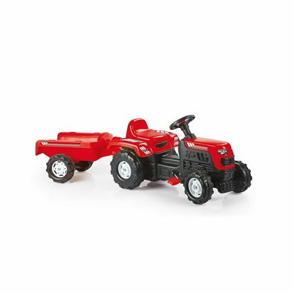 8146 Oyuncak Romorklu Traktor Kırmızı