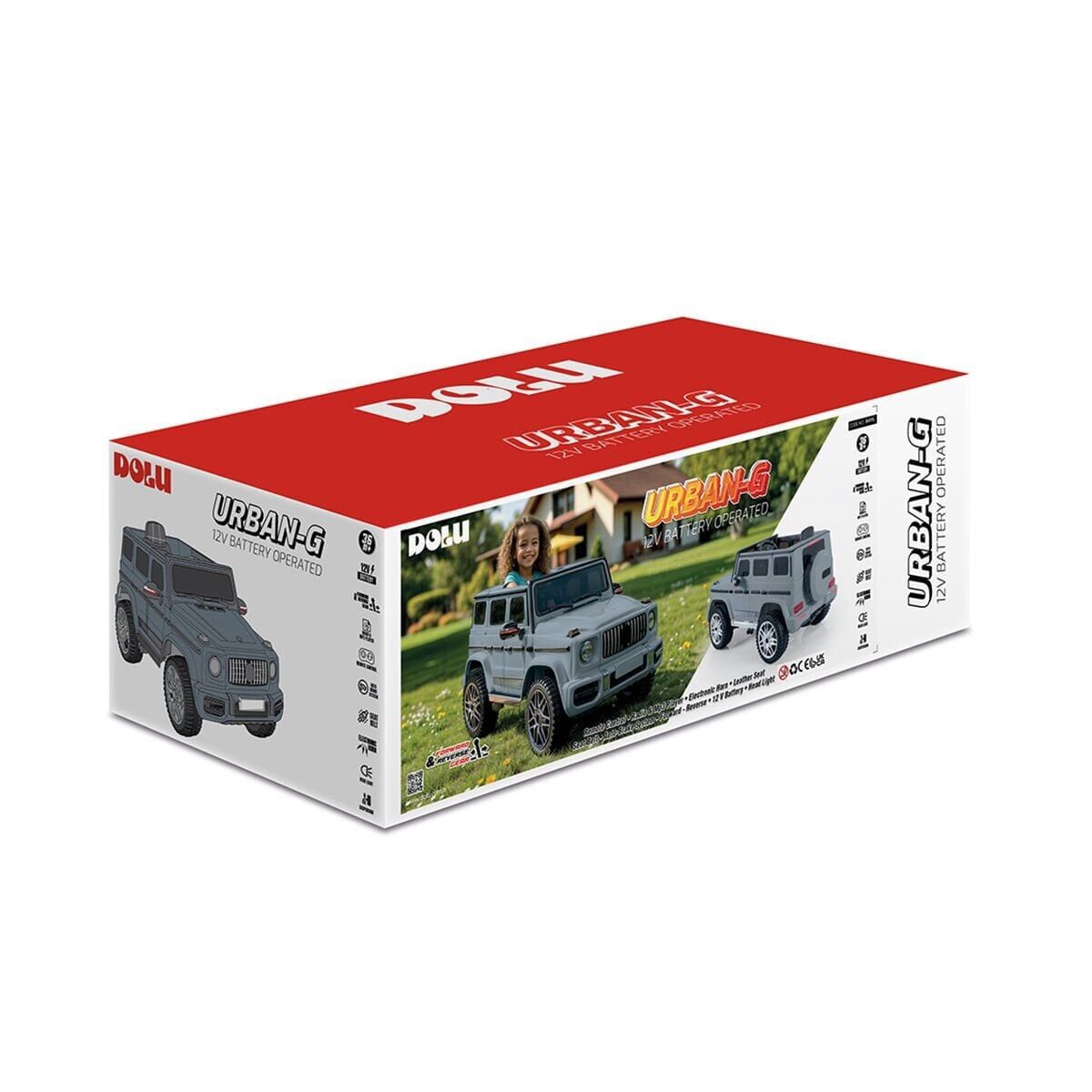 8495 Oyuncak Urban G 12V Akülü Araba Gri