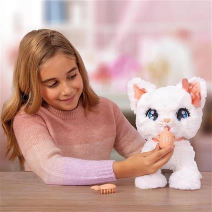 90773  Hareketli Ve Sesli Sevimli Peluş Kedicik Bella -Sunman