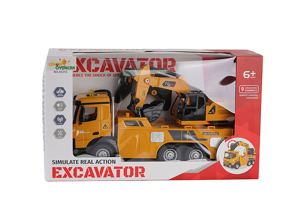 93315 Şarjlı Kumandalı 9 Kanallı İŞ Makinesi