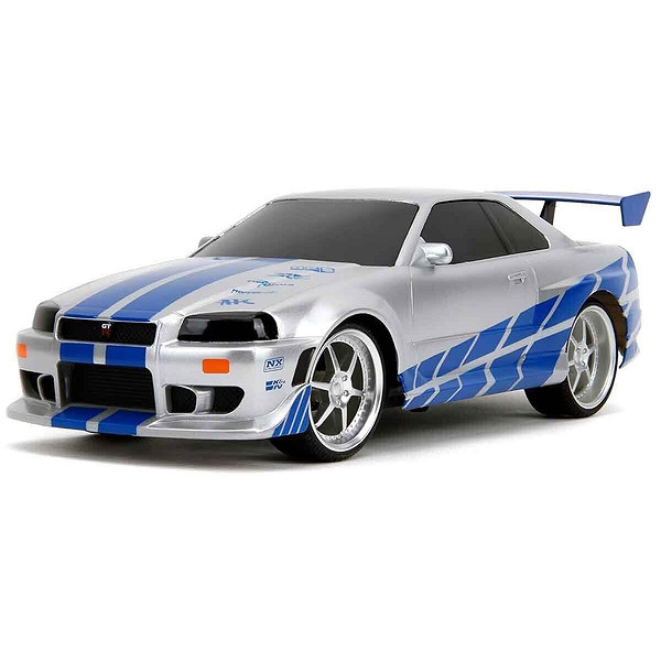 9772 Sun-Sım-Jda-RC Araba 1 24 Fast Furıous Nıssan Skylıne Gtr 2 4 Ghz Fastf